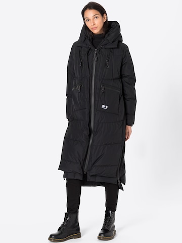 Manteau d’hiver 'RihannaAK' Alife and Kickin en noir : devant