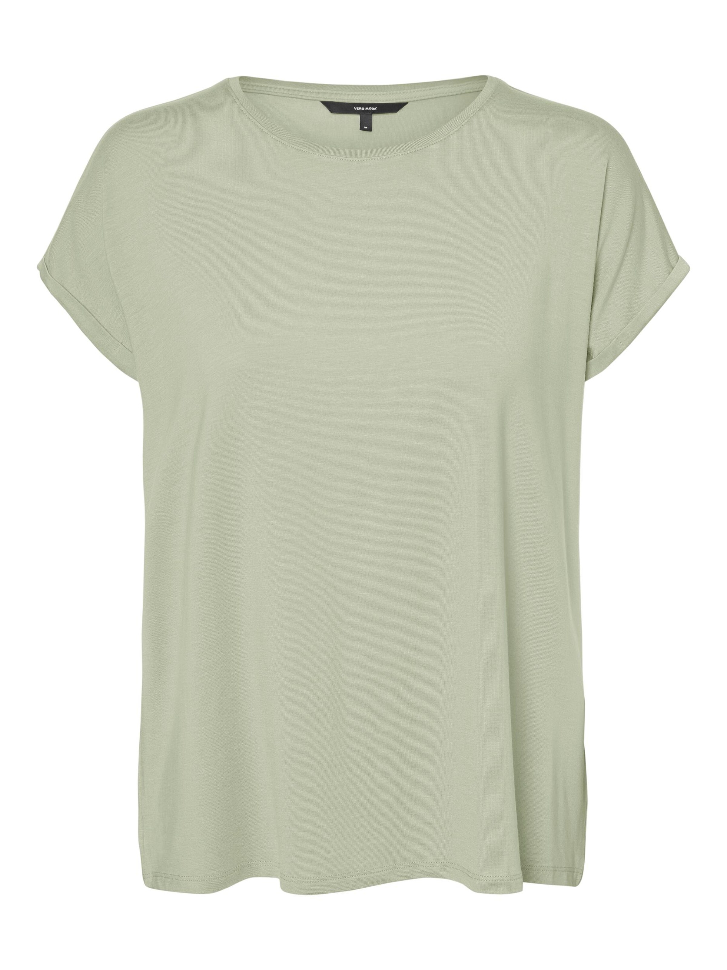 VERO MODA Футболка 'AVA' в Зеленый: спереди