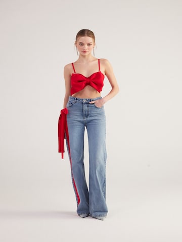 HOLLY LOLLY Wide leg Jeans in Blue