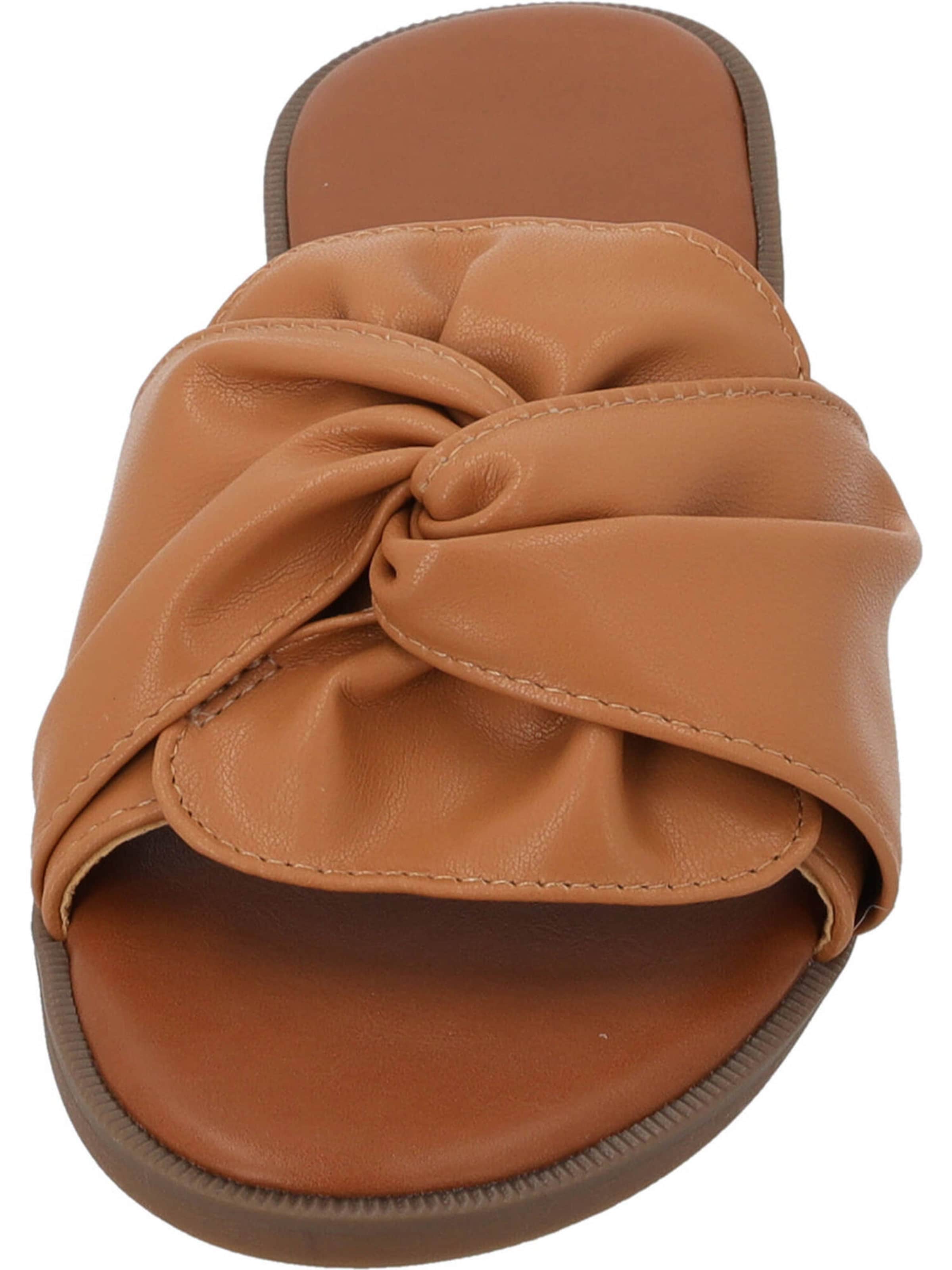 Palado by Sila Sahin Pantofle 'Namar' – hnědá