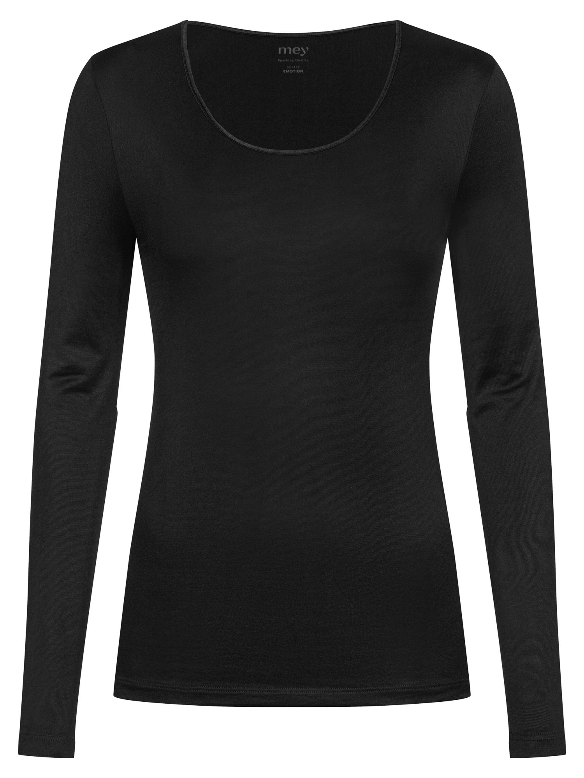 Mey Undershirt 'Emotion' in Black: front