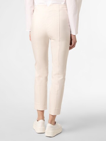 Marc Cain Slim fit Pleat-Front Pants in Beige