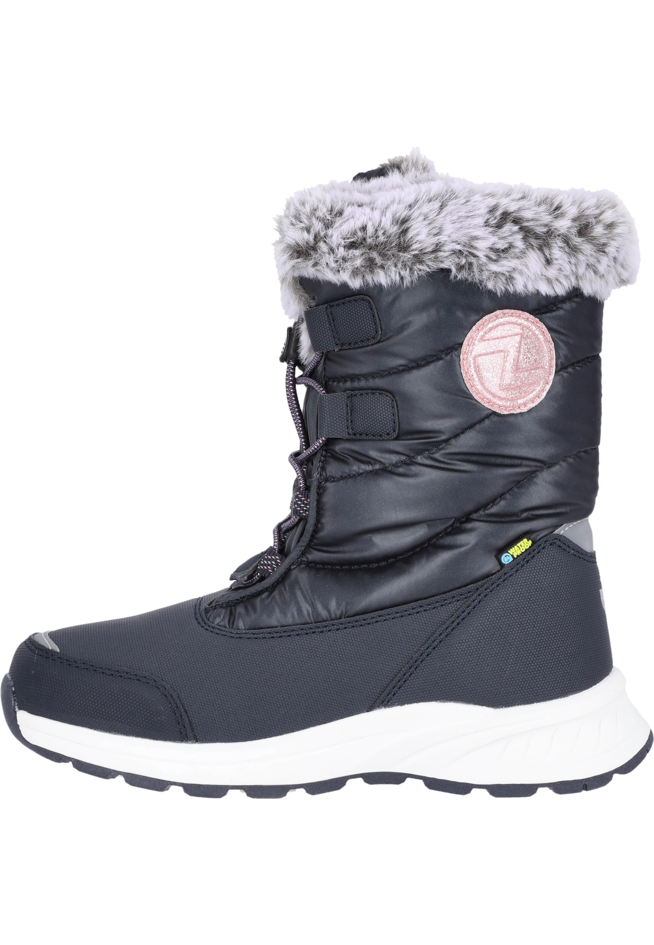 ZigZag Snow Boots in Blue