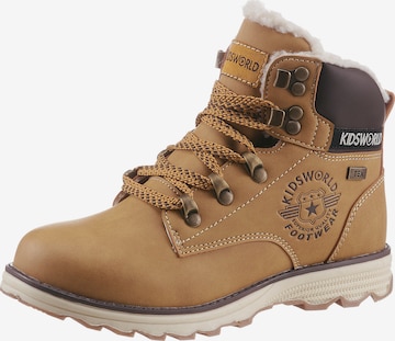 Kidsworld Boots in Brown: front