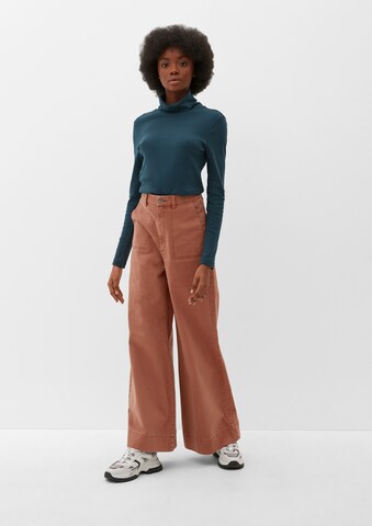 QS Wide leg Jeans in Brown