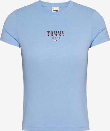 Tommy Jeans Curve Koszulka 'Essential' w kolorze niebieski: przód