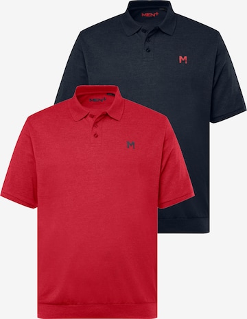 Men Plus Shirt in Red: front