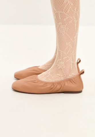 CESARE GASPARI Ballerina in Beige