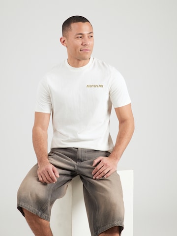NAPAPIJRI Тениска в бяло