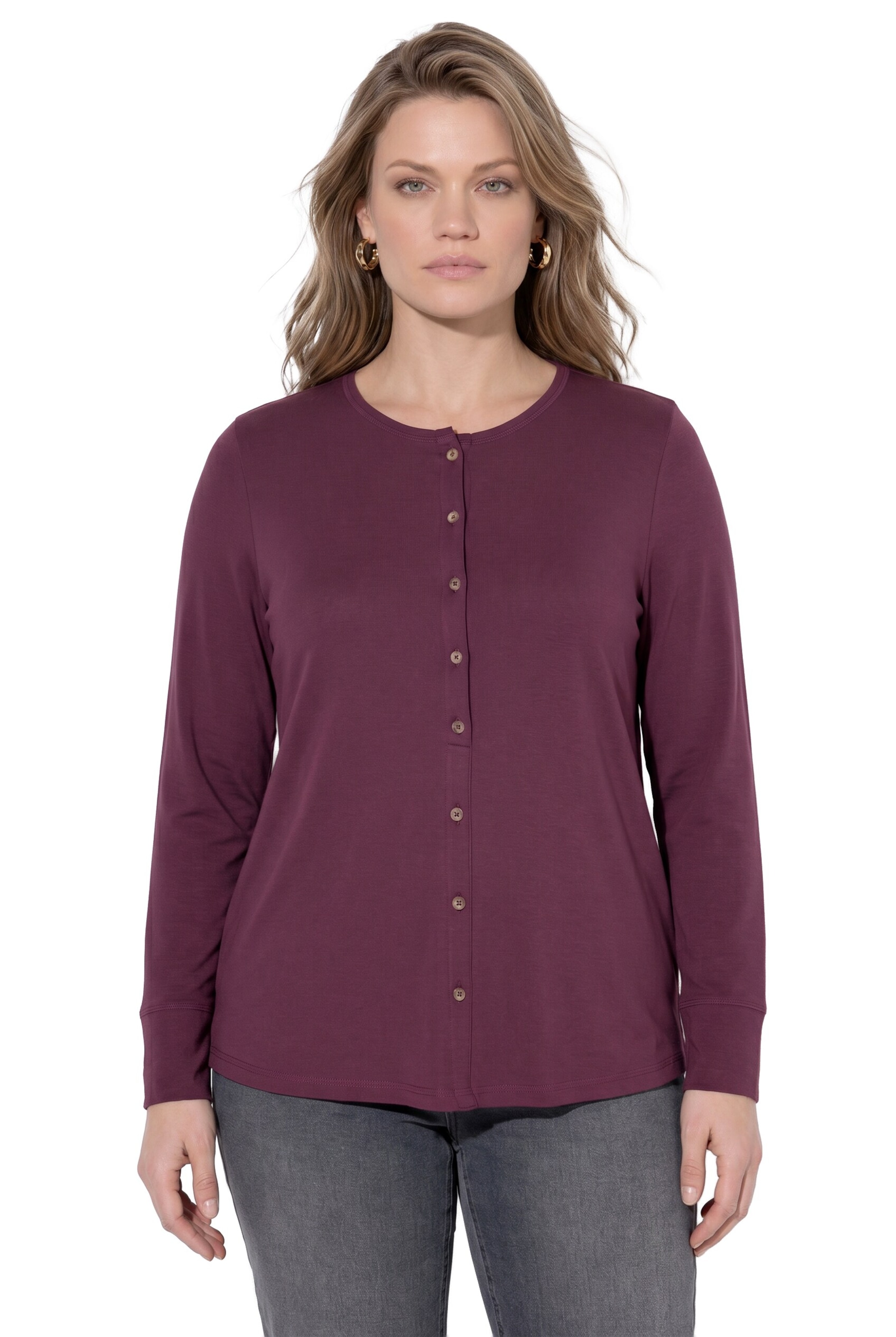 Ulla Popken Shirt in Red: front