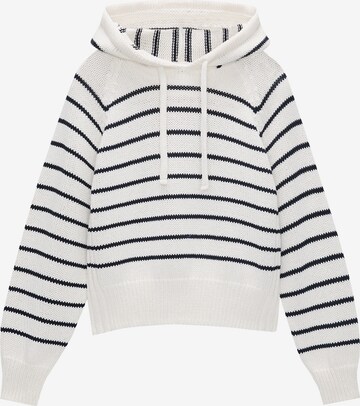 Pull&Bear Sweater in White: front