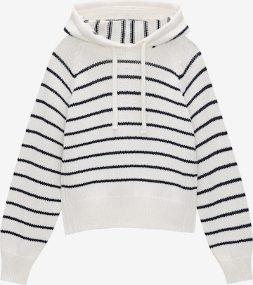 Pull&Bear Sweater in White: front