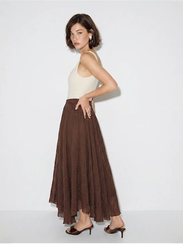 Jupe Bianco Lucci en marron