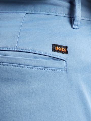 BOSS - Slimfit Pantalón chino en azul