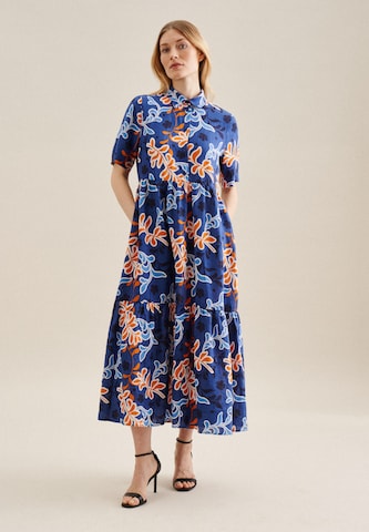 SEIDENSTICKER Shirt Dress 'Schwarze Rose' in Blue: front