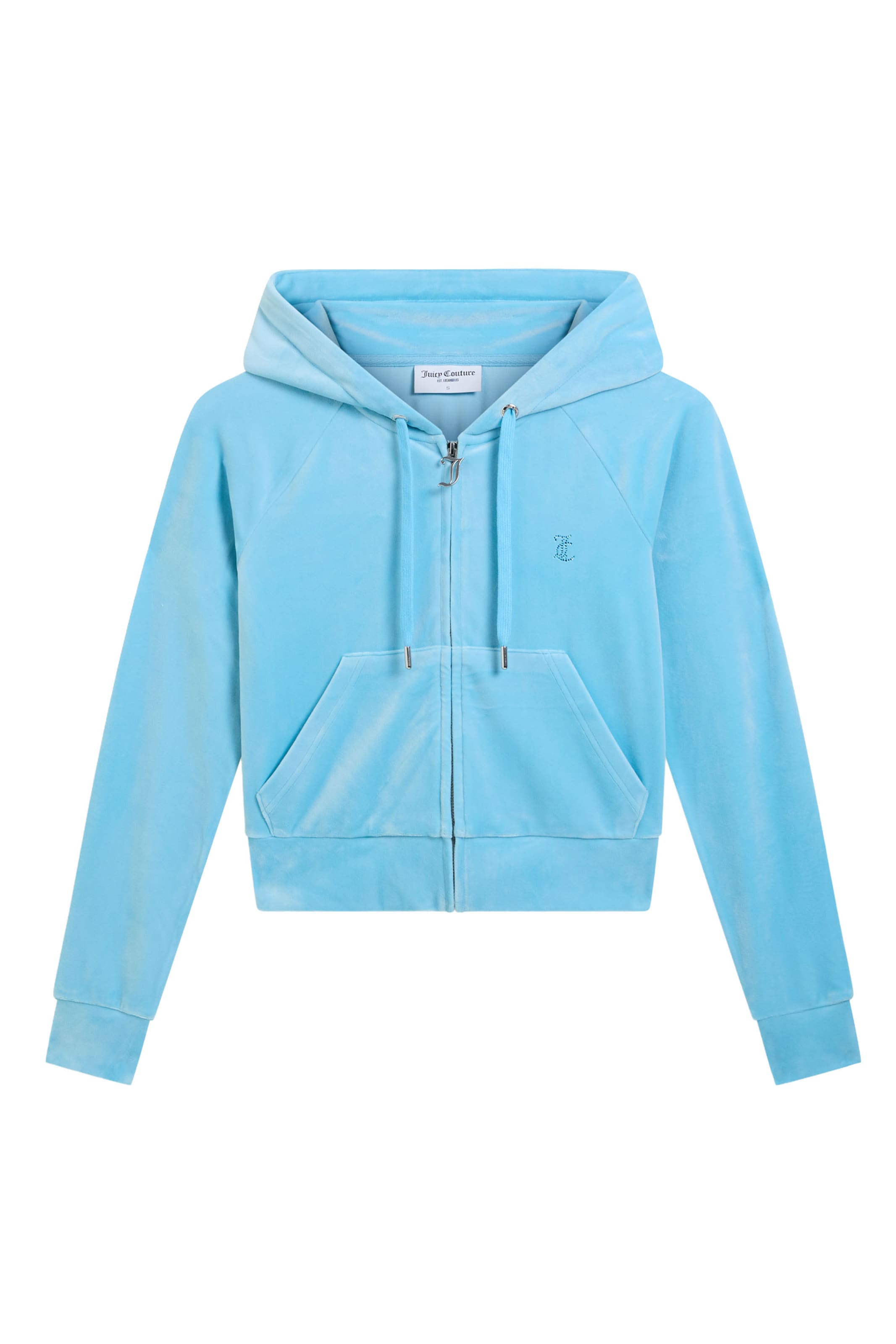Juicy Couture Sweatjacke 'Madison' in Blau: Vorderseite