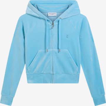Juicy Couture Sweatjacke 'Madison' in Blau: Vorderseite