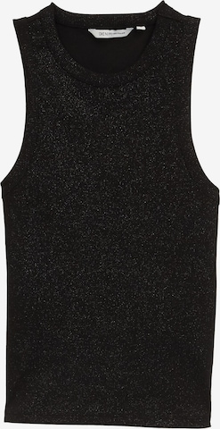 TOM TAILOR DENIM Top in Zwart: voorkant