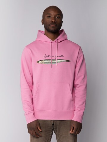 Watapparel Sweatshirt ' Niedliche Sardelle ' in Pink: front