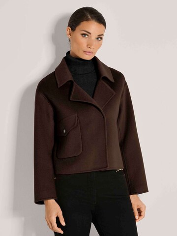 MADELEINE Between-season jacket in Brown: front
