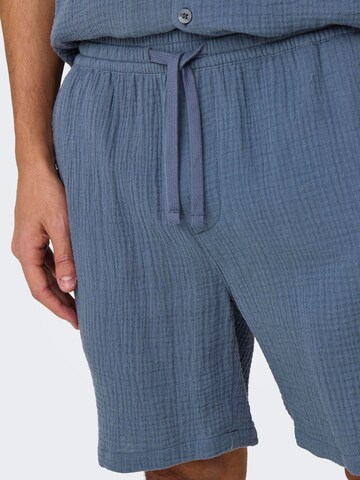 Regular Pantalon 'ONSTel-Pas' Only & Sons en bleu