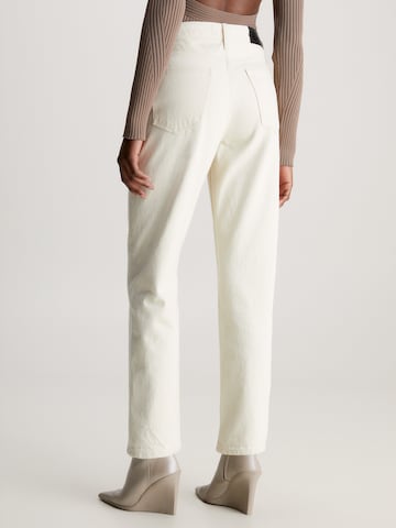 Calvin Klein Normalny krój Jeansy w kolorze biały