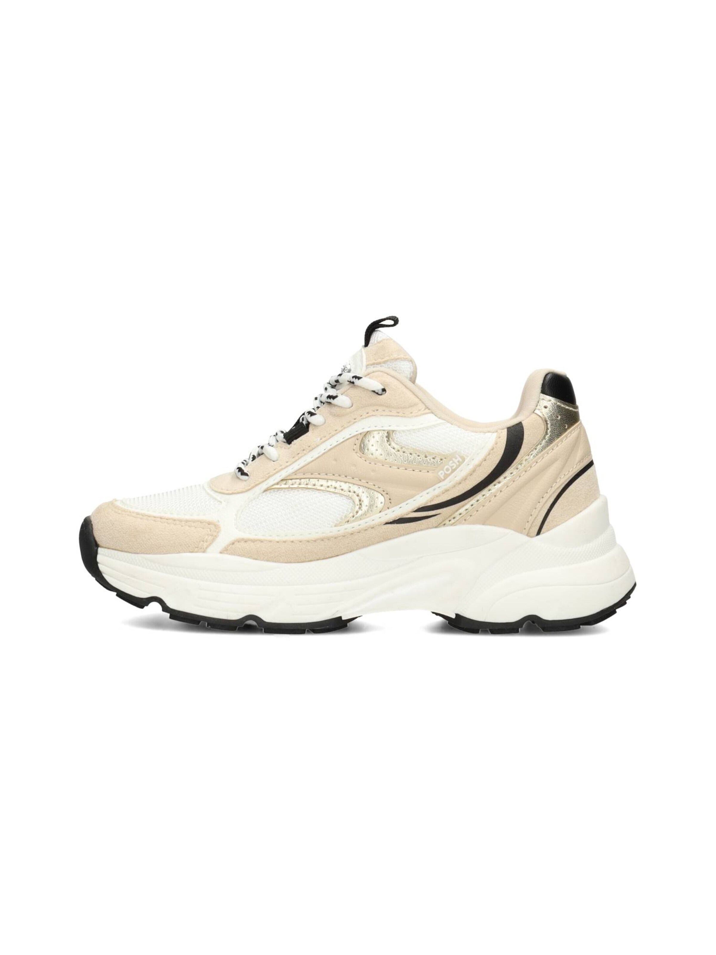 POSH by Poelman Sneakers 'Meisjes' in Beige: voorkant