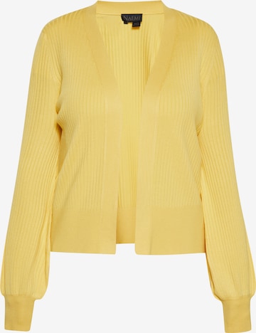 Cardigan NAEMI en jaune : devant