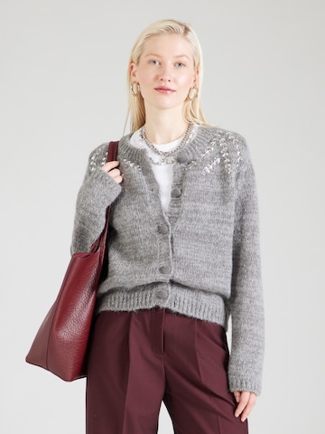 Cardigan 'VMTAMARA' VERO MODA en gris : devant