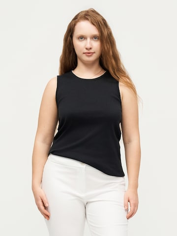 ONLY Carmakoma Top 'CARALLY' - fekete: elől