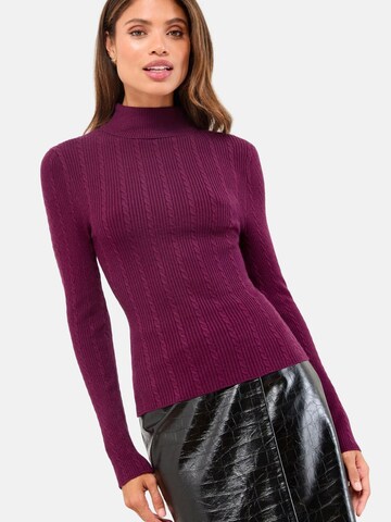 Lipsy Пуловер в лилав: отпред