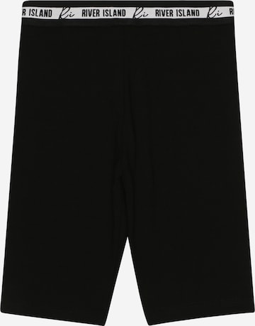 River Island Skinny Leggings - fekete: elől