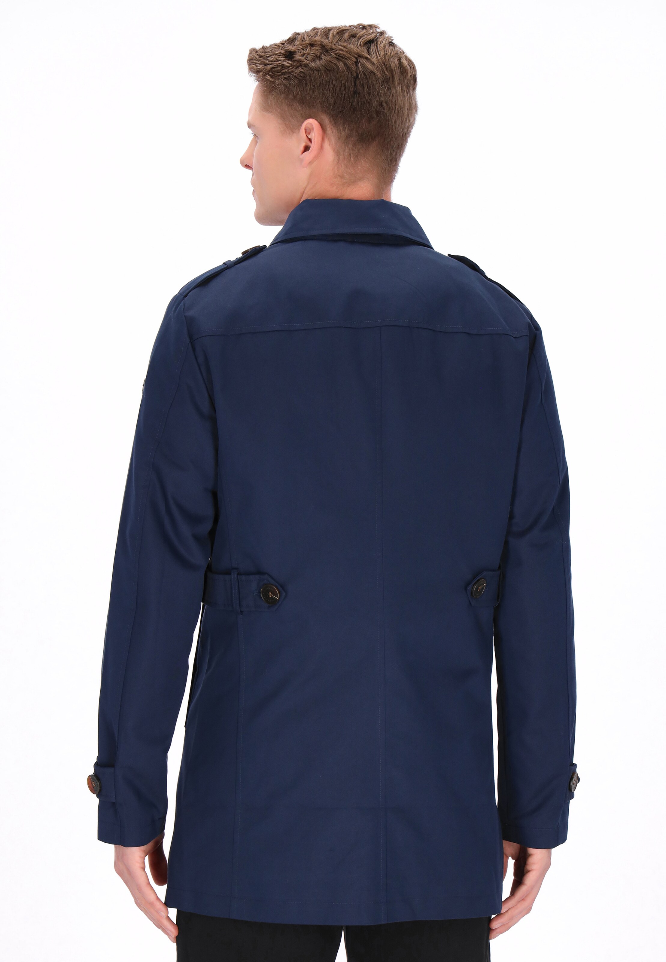 DreiMaster Klassik - Sobretudo meia-estação em azul