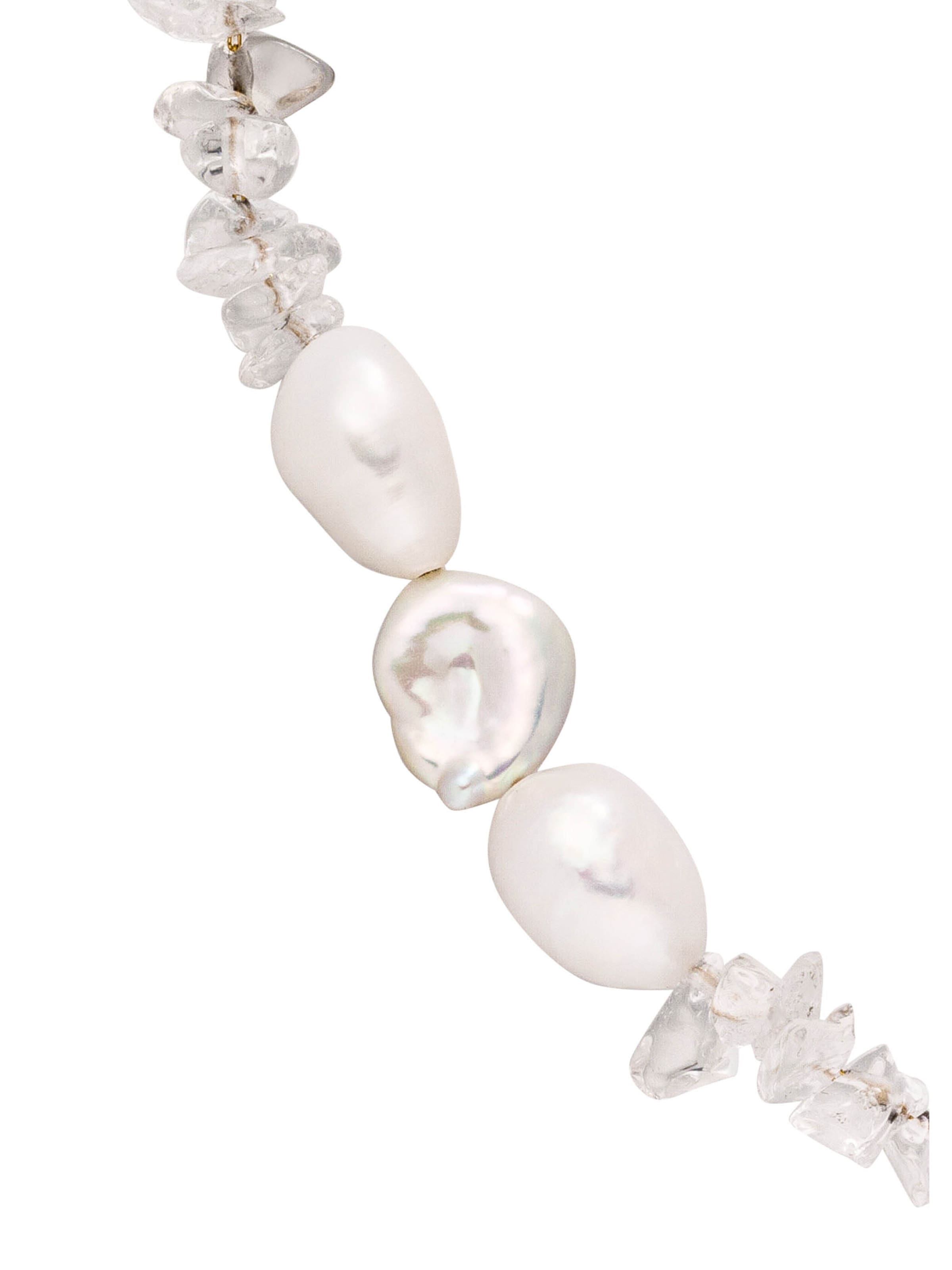 PURELEI Kette 'Crystal Wave' in Weiß