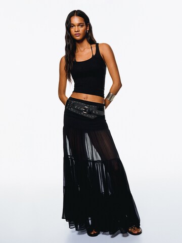 Gonna di Bershka in nero: frontale