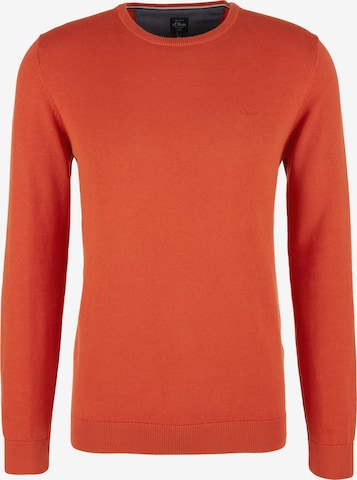 s.Oliver Pullover in Orange: predná strana