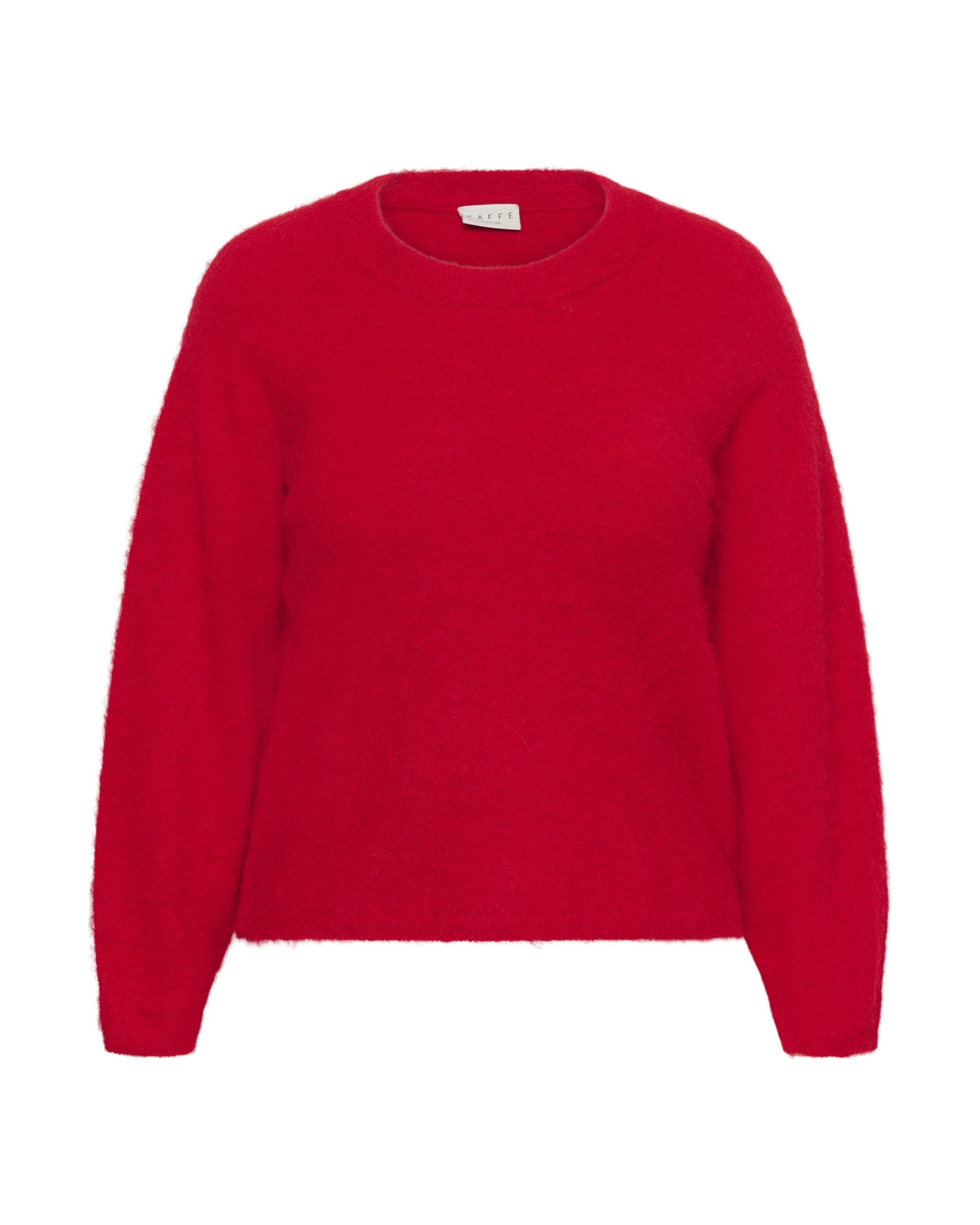 KAFFE CURVE Sweater in Red: front