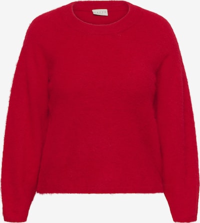 KAFFE CURVE Pullover i L i rødmeleret, Produktvisning