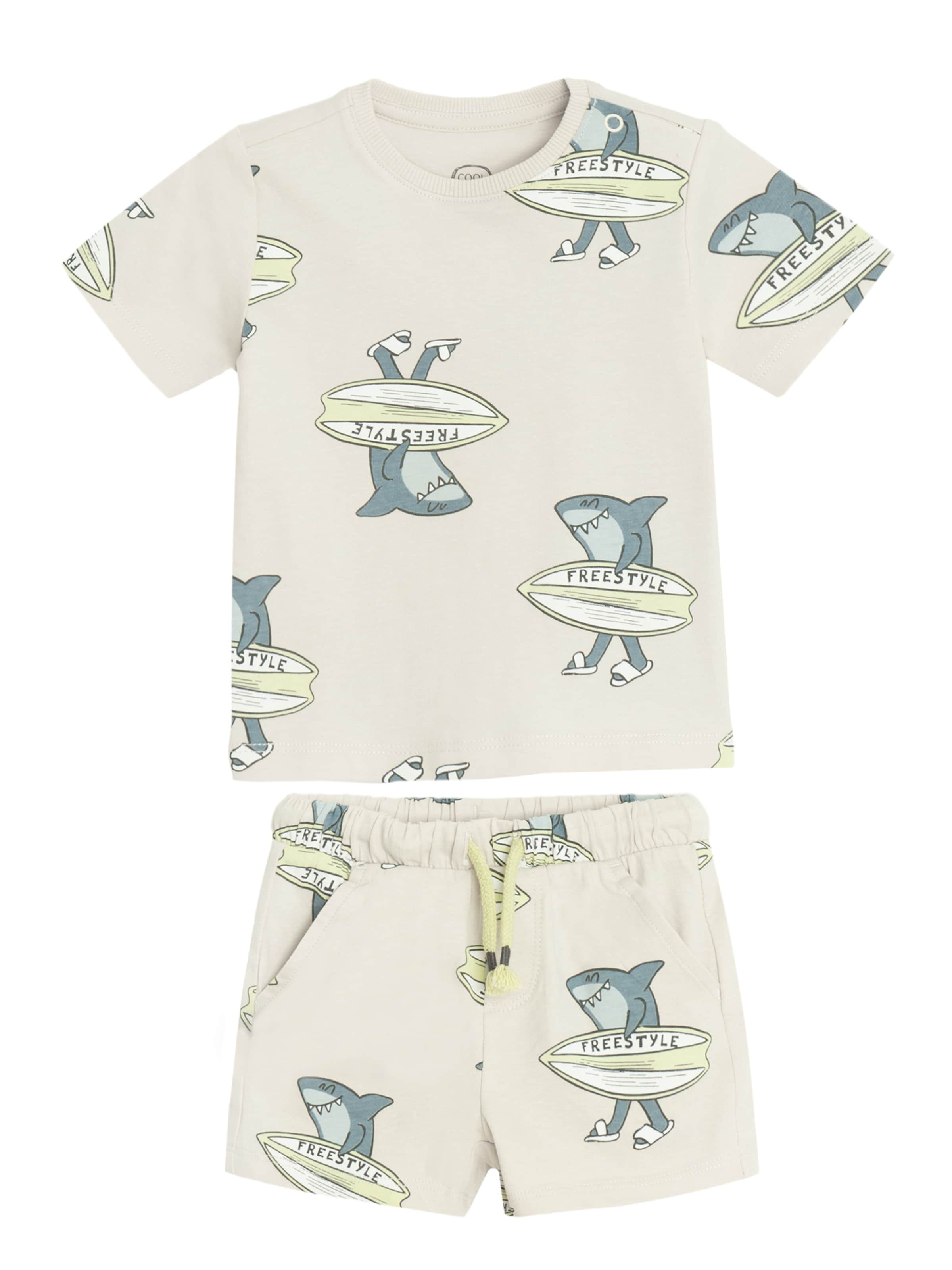 Cool Club Set in Grey: front