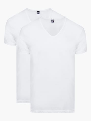 alan red Shirt 'Dean' in White: front