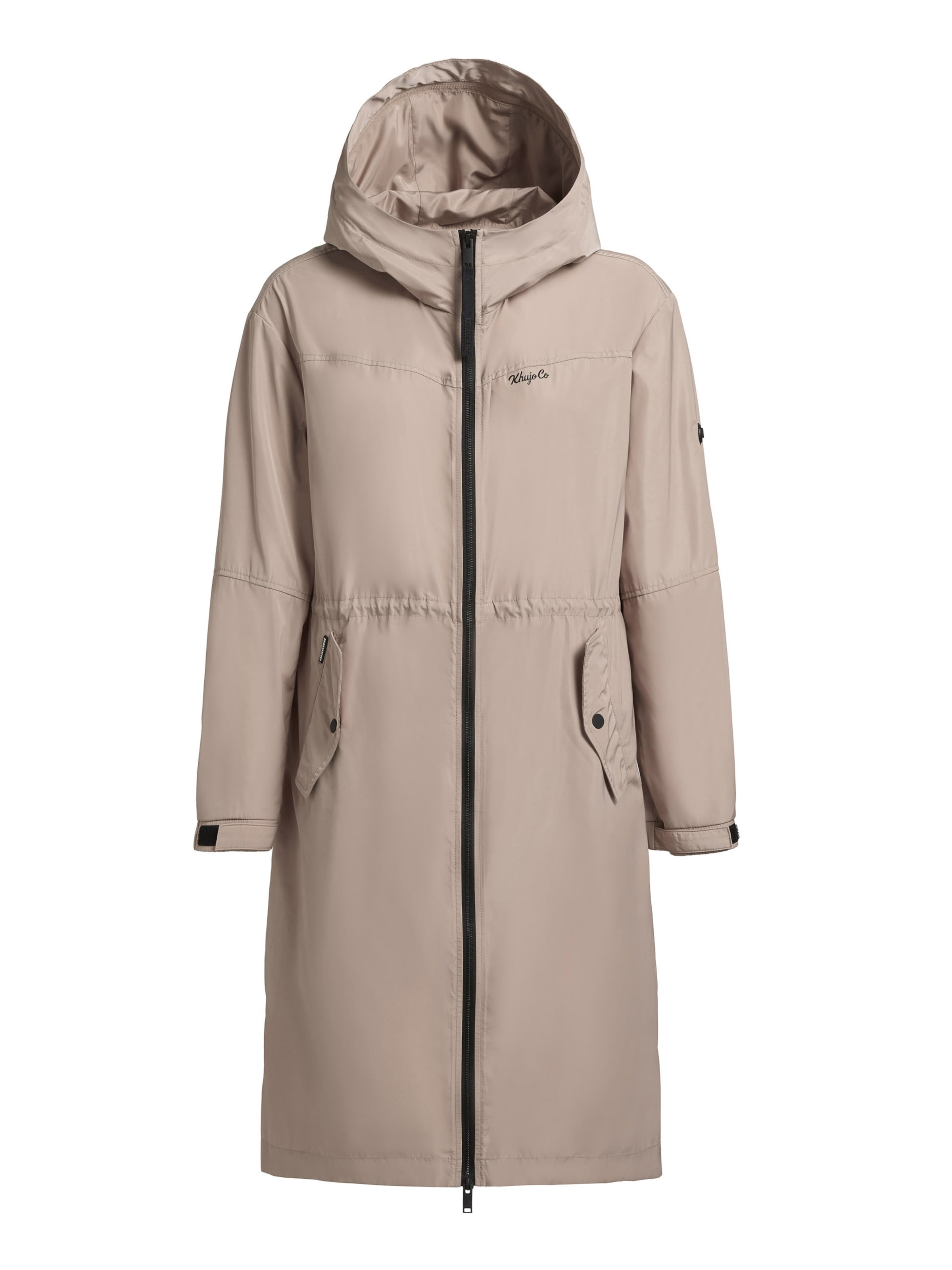 khujo Between-seasons coat 'ZLATA' in Beige: front