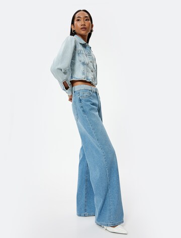 Koton Wide Leg Jeans in Blau
