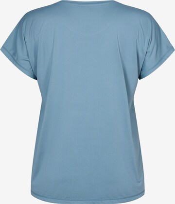 Active by Zizzi Sportshirt in Blau