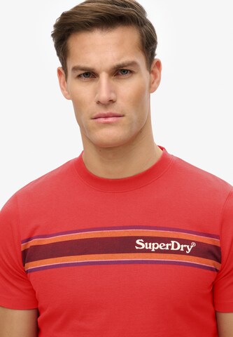 Superdry Shirt 'Venue' in Rood
