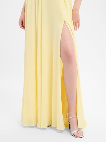 Robe de soirée Luxuar Fashion en jaune