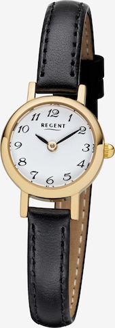 REGENT Analog Watch in Black: front