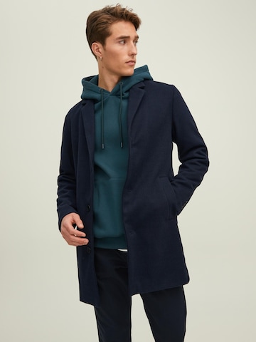 JACK & JONES Between-Seasons Coat 'Toby' in Blue: front