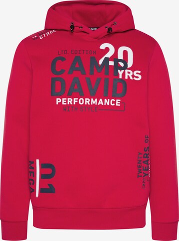 CAMP DAVIDSweater majica - roza boja: prednji dio