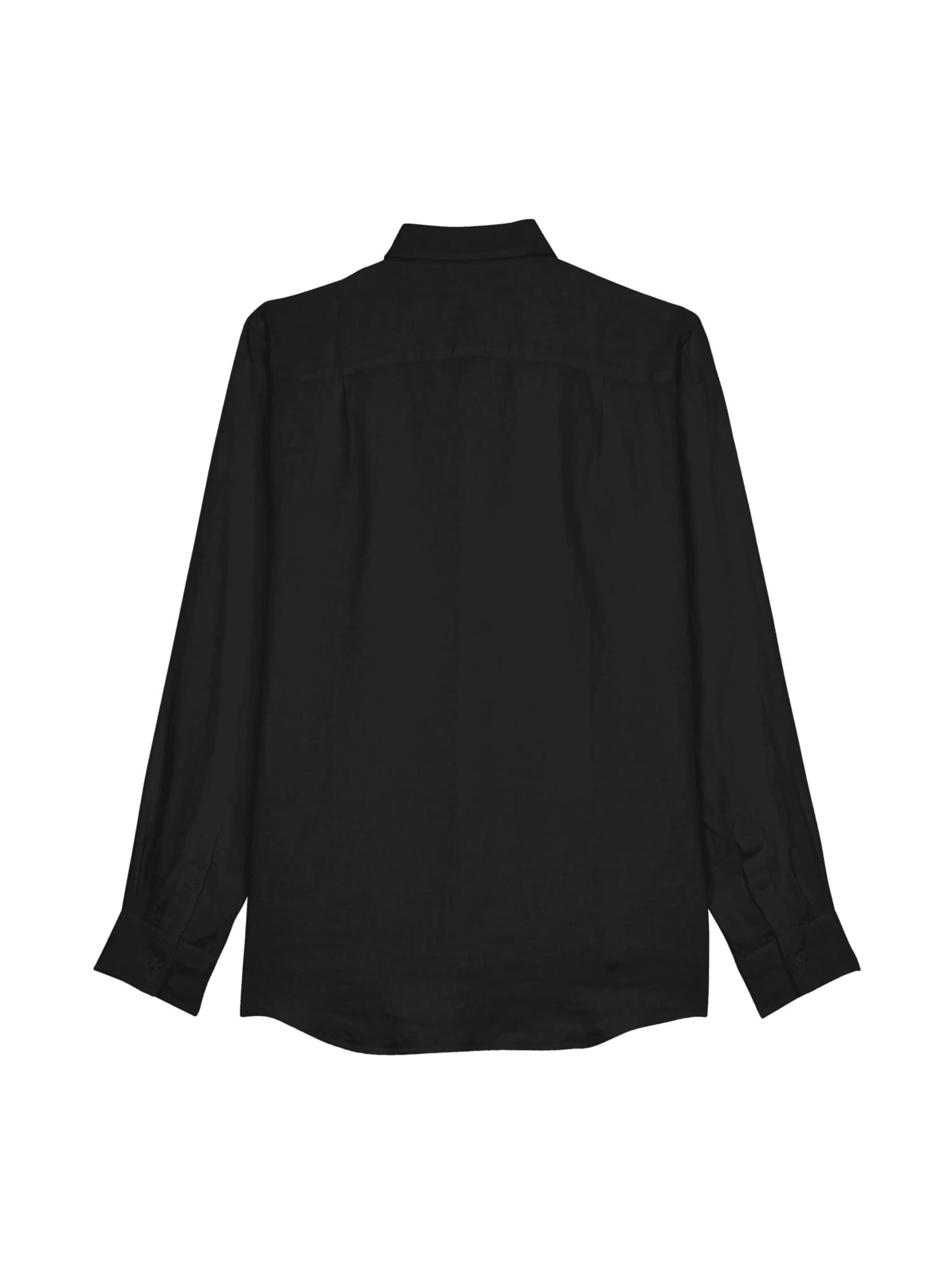 Regular fit Camicia di Vilebrequin in nero