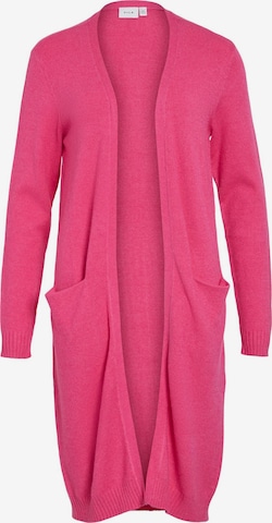 Cardigan 'VIRIL' VILA en rose : devant